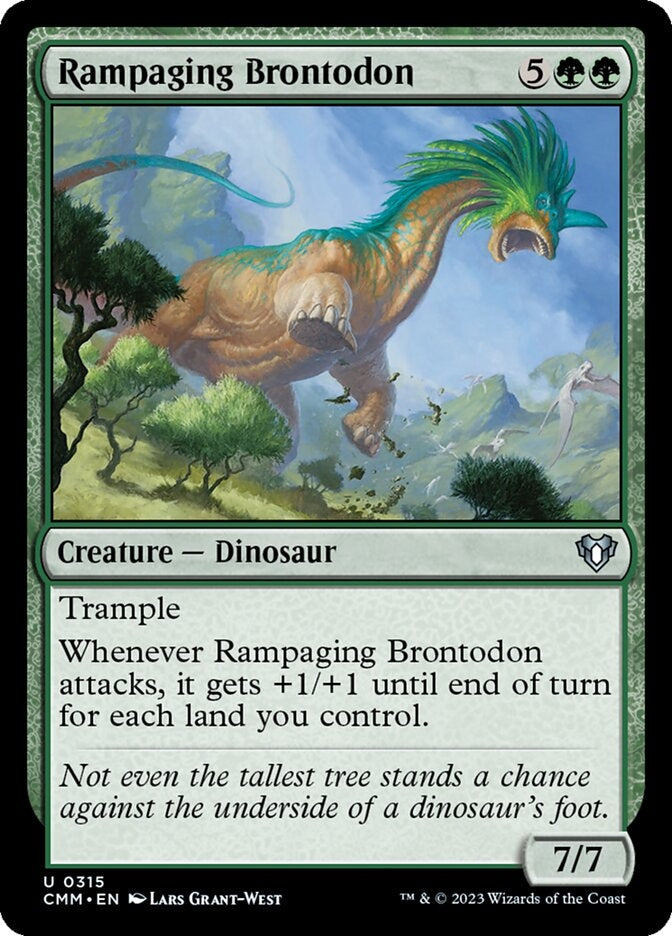 Rampaging Brontodon [#0315] (CMM-U)