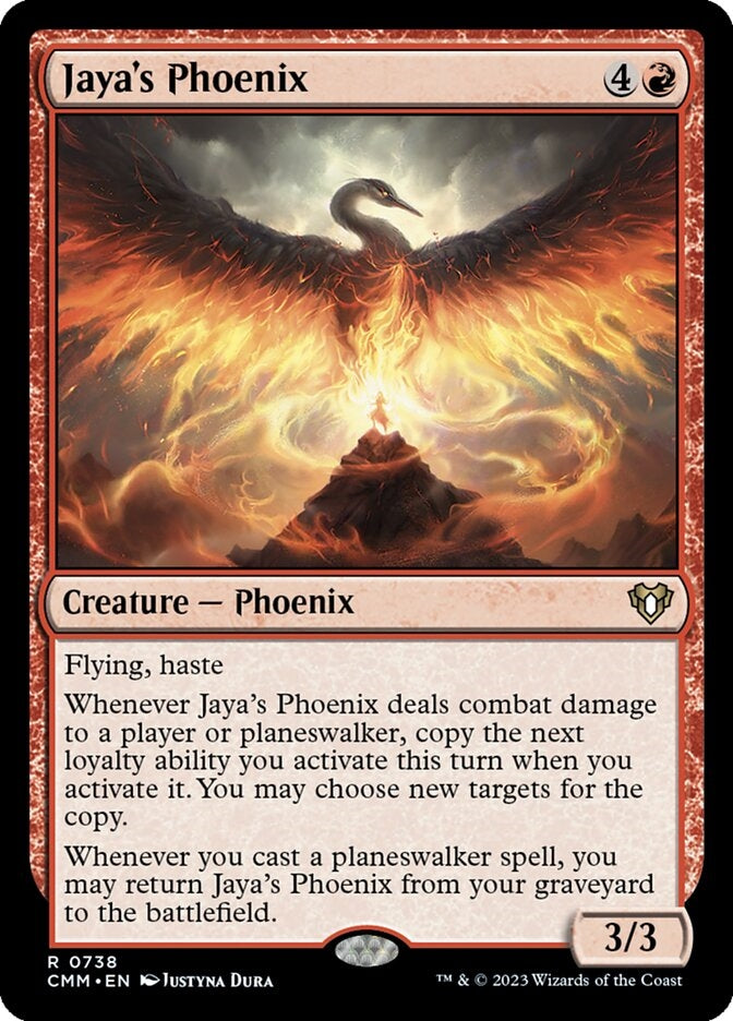 Jaya's Phoenix [#0738 New Commander Cards] (CMM-R)