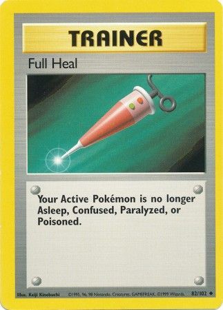 Full Heal - 082/102 (BS) Uncommon - Near Mint