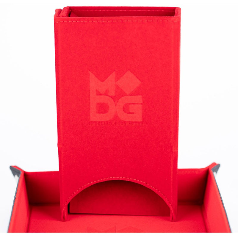 MDG: Fold Up Velvet Dice Tower - Red