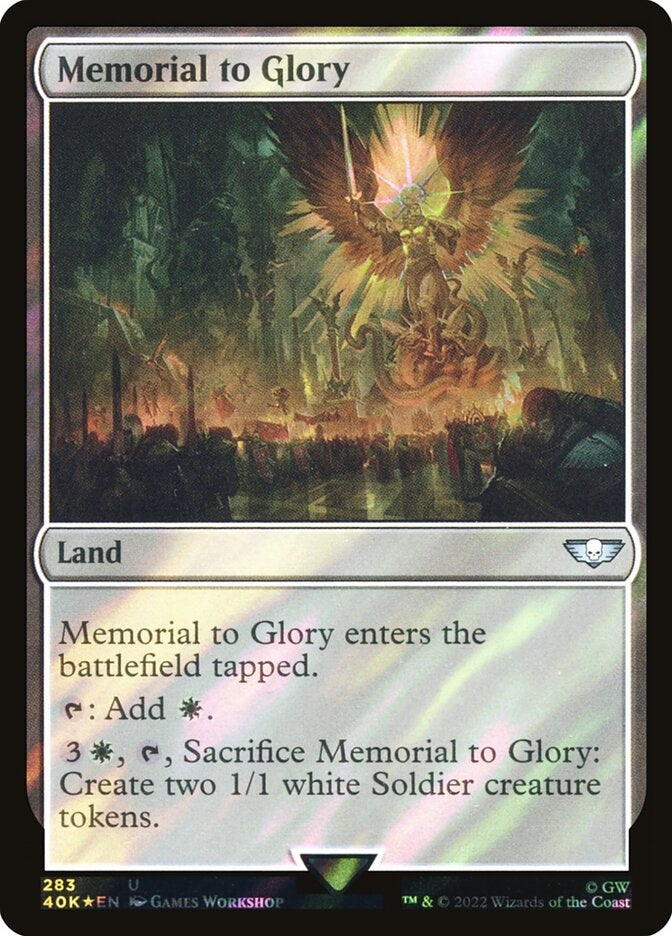 Memorial to Glory [#283 Surge Foil] (40K-U-FOIL)