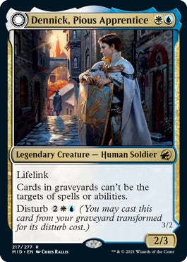 Dennick, Pious Apprentice//Dennick, Pious Apparition (MID-R)