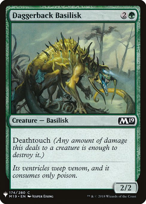 Daggerback Basilisk [Mystery Booster #1177] (M19-C)