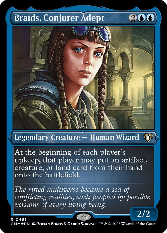 Braids, Conjurer Adept [#0481 Etched Foil] (CMM-R)