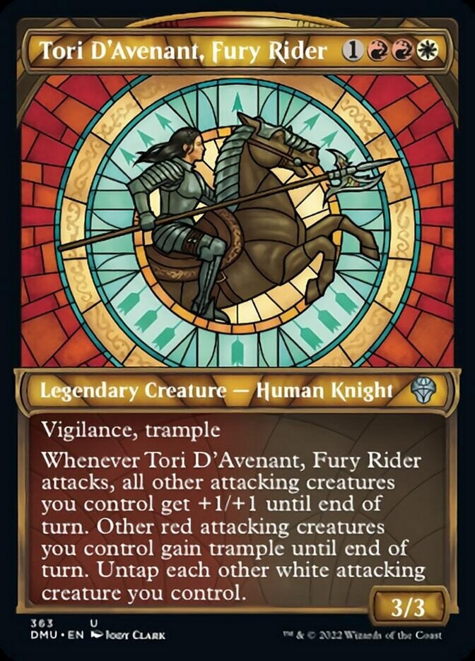 Tori D'Avenant, Fury Rider [#363 Textured FOIL] (DMU-U)