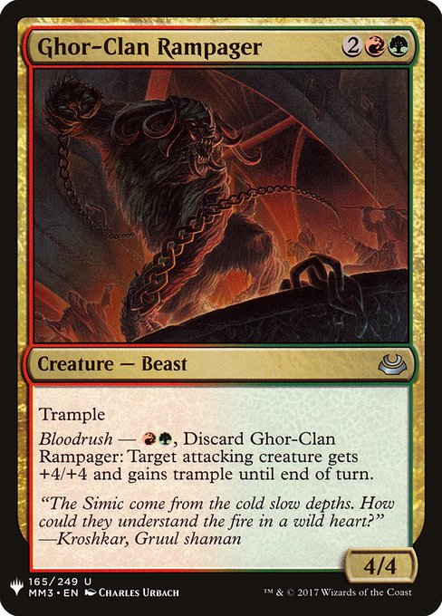 Ghor-Clan Rampager [Mystery Booster #1429] (MM3-U)