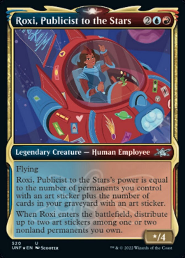 Roxi, Publicist to the Stars [#520 Galaxy Foil / Showcase] (UNF-U)