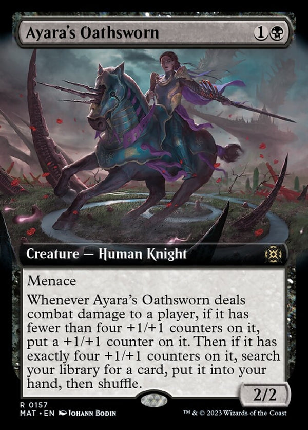 Ayara's Oathsworn [#0157 Extended Art] (MAT-R)