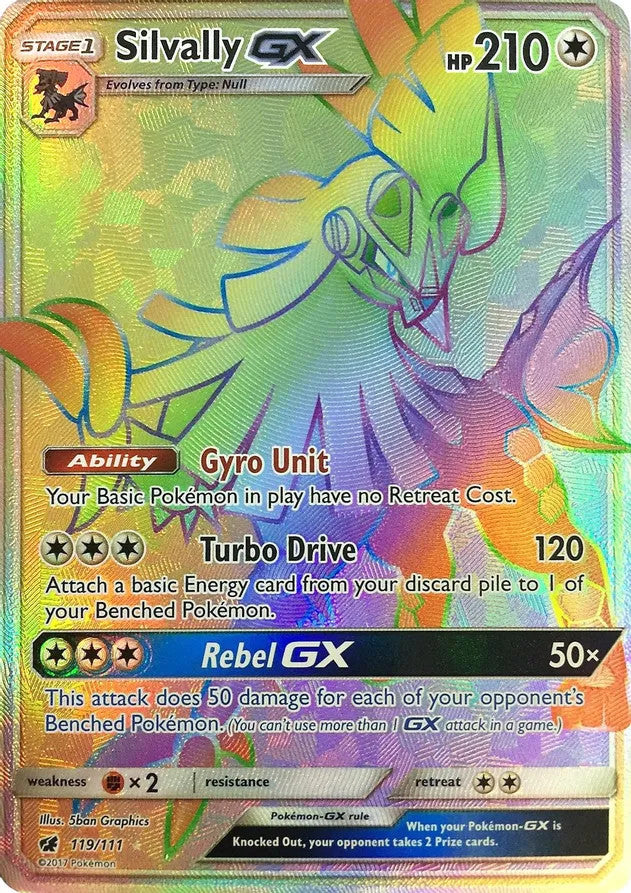 Silvally GX - 119/111 (CIN) Secret Rare - Near Mint Holofoil