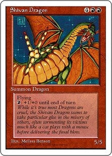 Shivan Dragon (4ED-R)