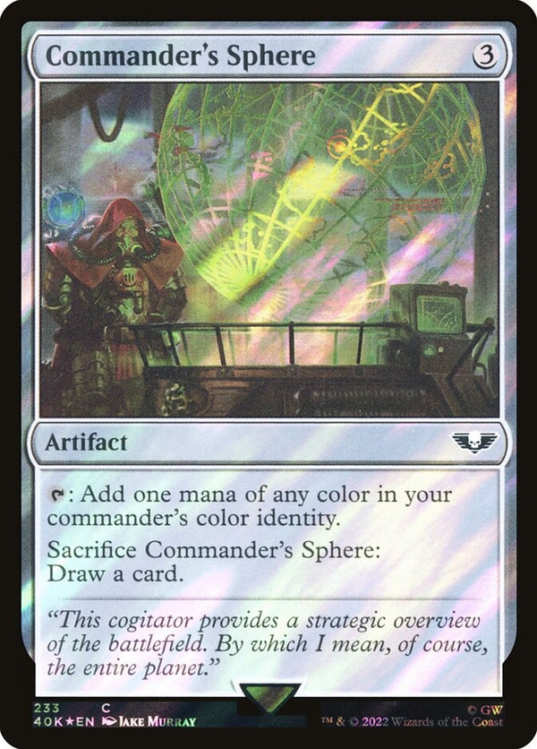 Commander's Sphere [#233 Surge Foil] (40K-C-FOIL)