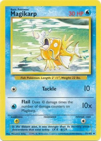 Magikarp - 035/102 (BS) Uncommon - Near Mint