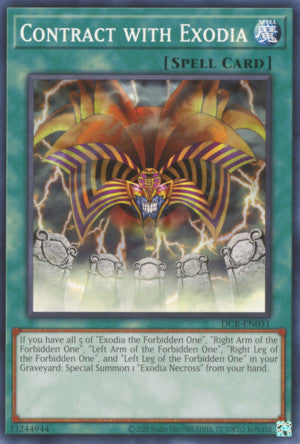 Contract with Exodia (DCR-EN031 (c) 2020 25th Anniversary) Common - Near Mint Unlimited