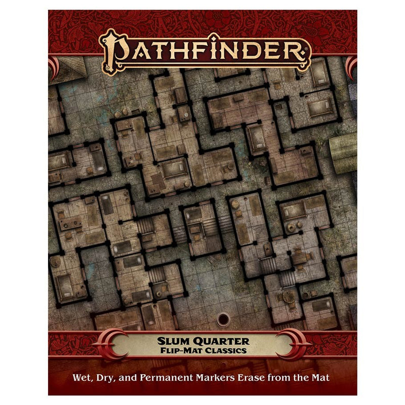 Pathfinder 2nd Edition RPG: Flip-Mat - Classics: Slum Quarter