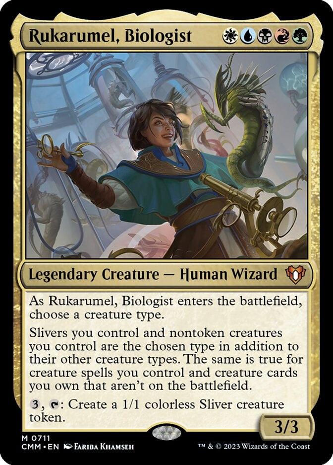 Rukarumel, Biologist [#0711 New Commander Cards] (CMM-M)