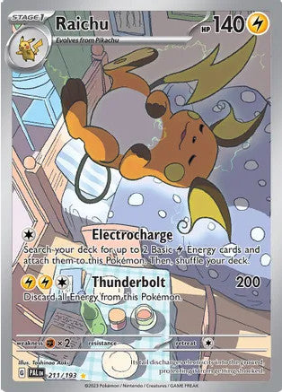 Raichu - 211/193 (PAL) Illustration Rare - Near Mint Holofoil