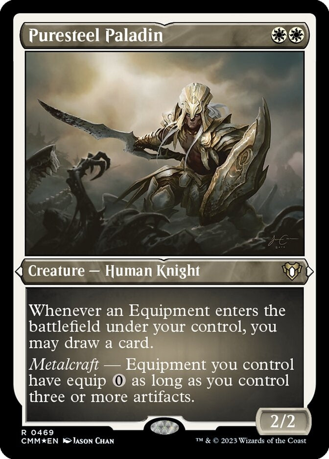 Puresteel Paladin [#0469 Etched Foil] (CMM-R)