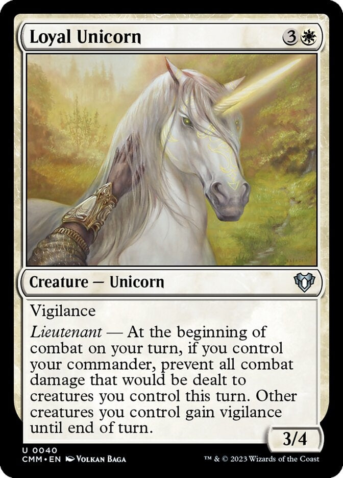 Loyal Unicorn [#0040] (CMM-U)