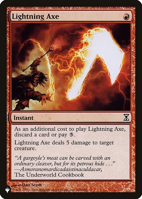 Lightning Axe (TSP-C-LIST)