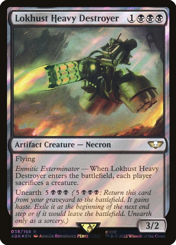 Lokhust Heavy Destroyer [#038 Surge Foil] (40K-R-FOIL)