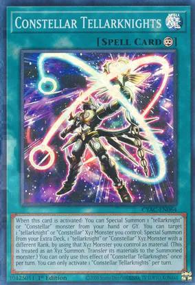 Constellar Tellarknights (CYAC-EN064) Super Rare - Near Mint 1st Edition