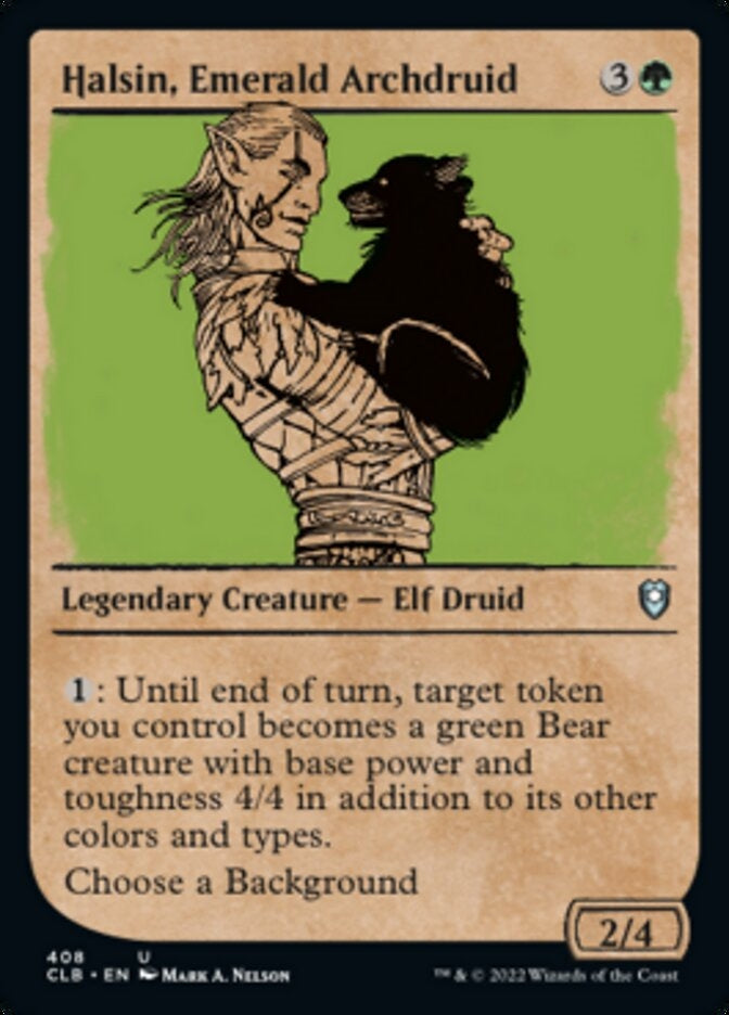 Halsin, Emerald Archdruid [#408 Showcase] (CLB-U)