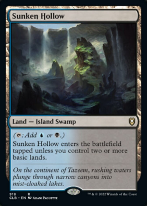 Sunken Hollow [#918 Commander Decks] (CLB-R)