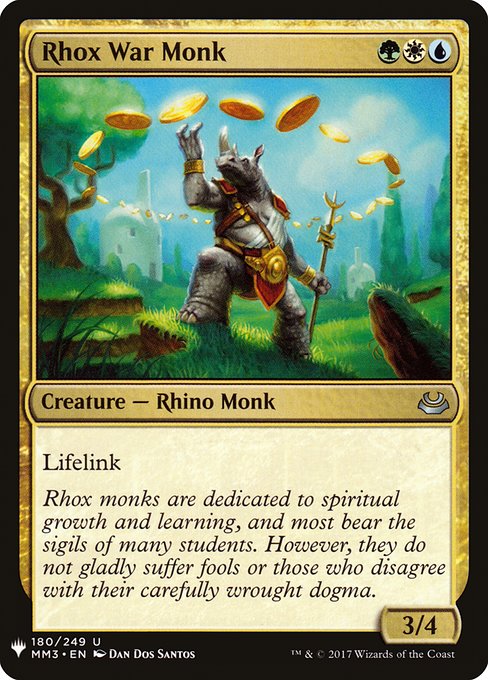 Rhox War Monk [Mystery Booster #1474] (MM3-U)