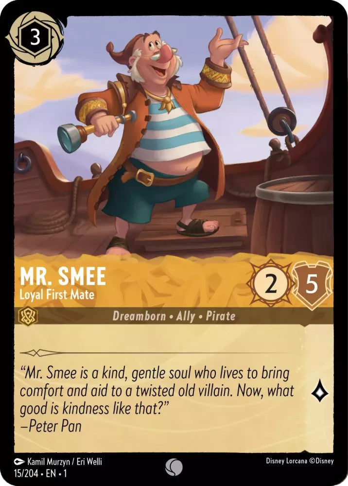 Mr. Smee - Loyal First Mate (The First Chapter 15/204) Common - Near Mint