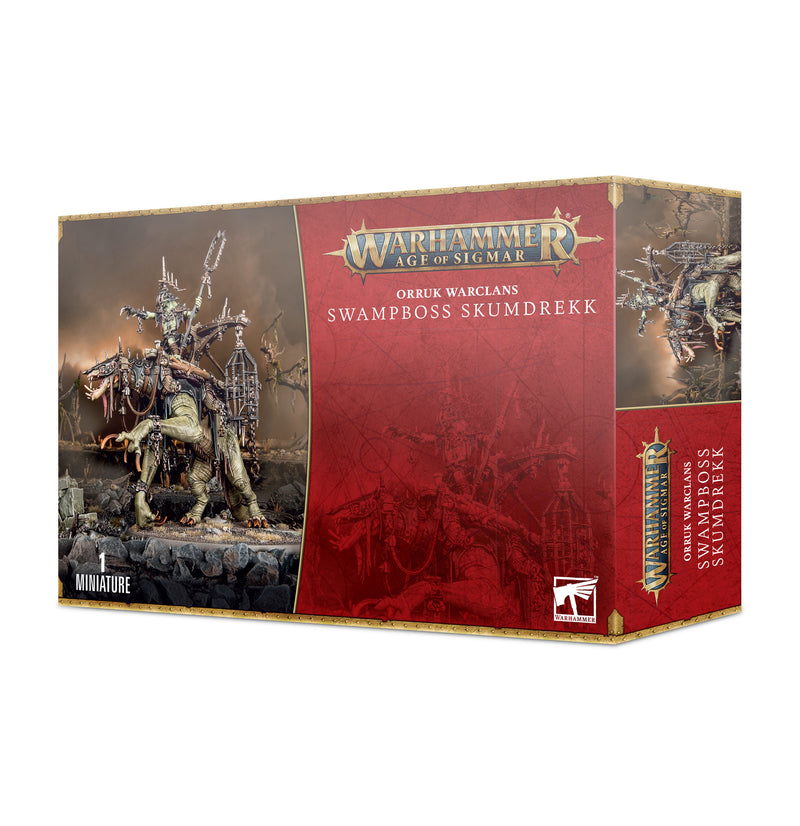 Age of Sigmar: Orruk Warclans - Kruleboyz: Swampboss Skumdrekk / Snatchaboss on Sludgeraker Beast