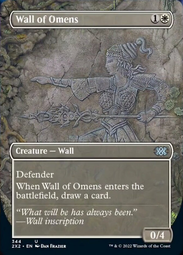 Wall of Omens [#344 Alternate-Art Borderless] (2X2-U)