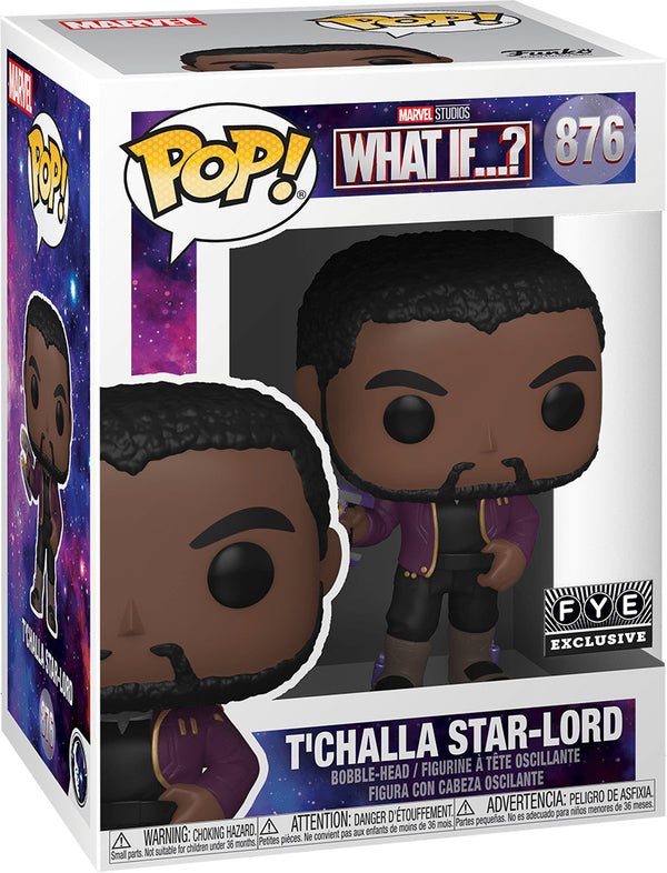 POP Figure: Marvel What If #0876 - T'Challa Star-Lord (FYE)