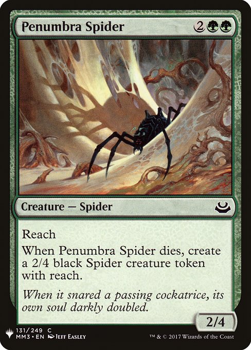 Penumbra Spider [Mystery Booster #1291] (MM3-C)