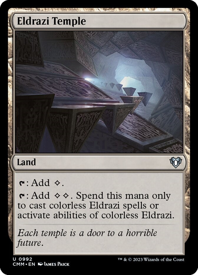 Eldrazi Temple [#0992 Reprints] (CMM-U)