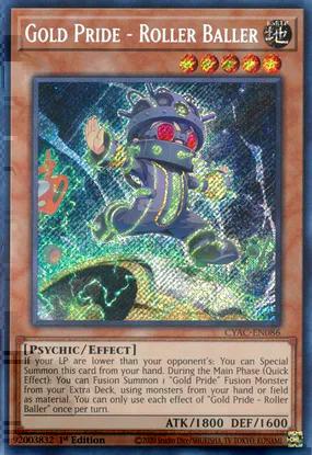 Gold Pride - Roller Baller (CYAC-EN086) Secret Rare - Near Mint 1st Edition