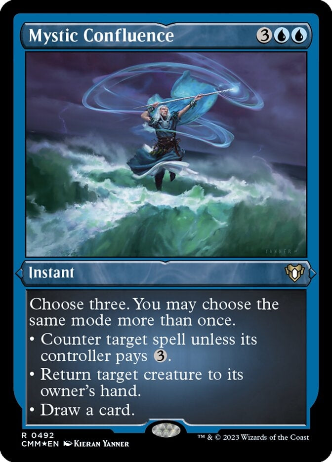 Mystic Confluence [#0492 Etched Foil] (CMM-R)