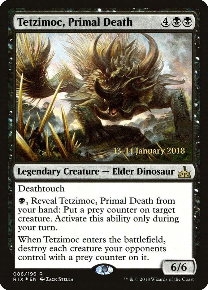 Tetzimoc, Primal Death (RIX-R-PRE)