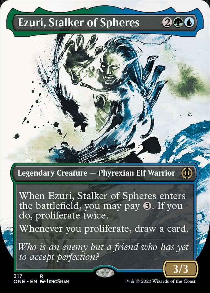 Ezuri, Stalker of Spheres [#317 Showcase] (ONE-R)