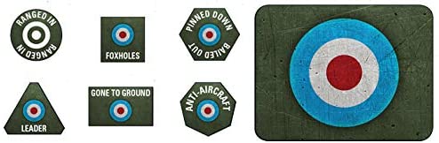 Flames of War: WWII: British (BR905) - D-Day Tokens and Objectives