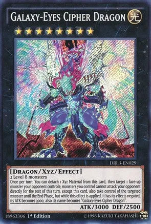 Galaxy-Eyes Cipher Dragon (DRL3-EN029) 1st Edition