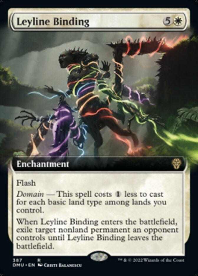 Leyline Binding [#387 Extended Art] (DMU-R)