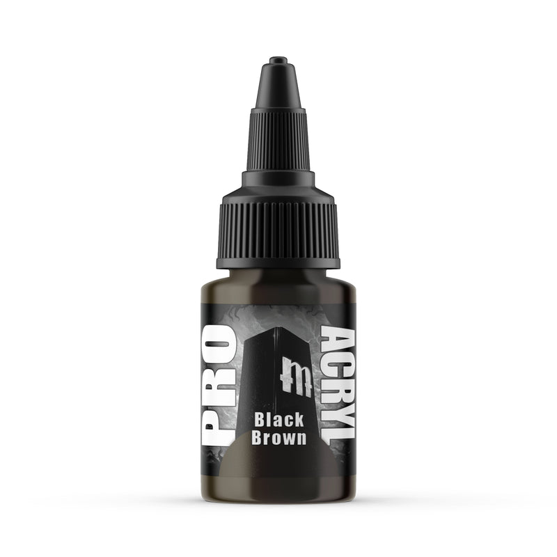 Monument Hobbies: PRO Acryl - 040 Black Brown (22mL)