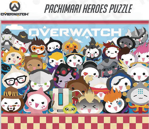 OVERWATCH PACHIMARI HEROES 1000PC PUZZLE