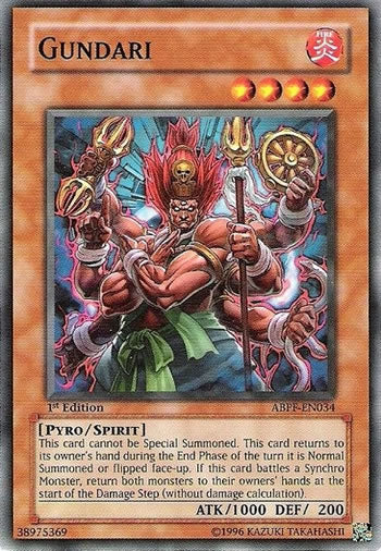 Gundari (ABPF-EN034) Common - Near Mint 1st Edition