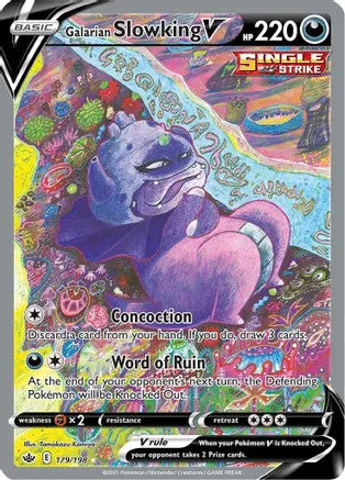 Galarian Slowking V (Alternate Full Art) - 179/198 (SWSH06) Ultra Rare - Near Mint Holofoil