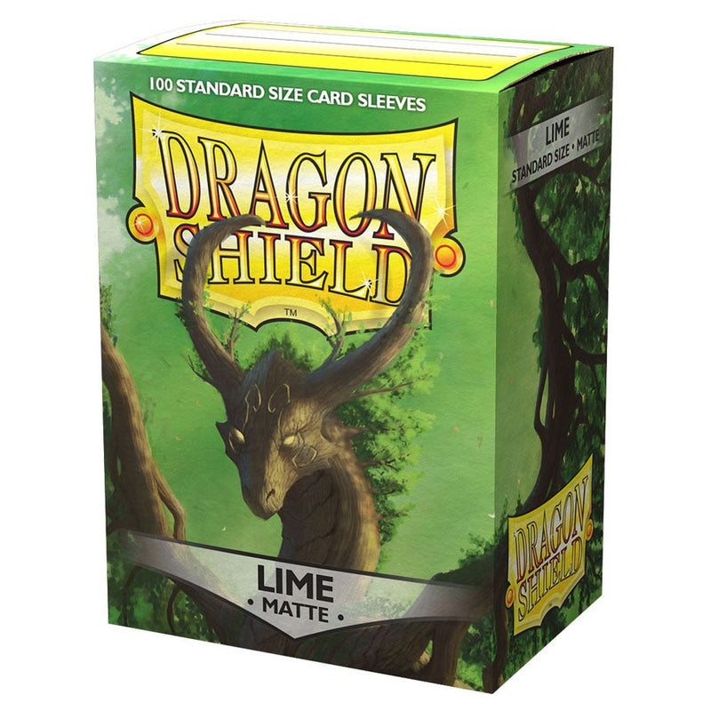 Dragon Shield: Standard - Matte: Lime 100 Count