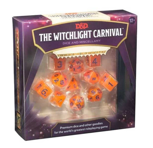 D&D 5E: Adventure 14 - The Wild Beyond the Witchlight: A Feywild Adventure - Carnival Dice & Miscellany Set