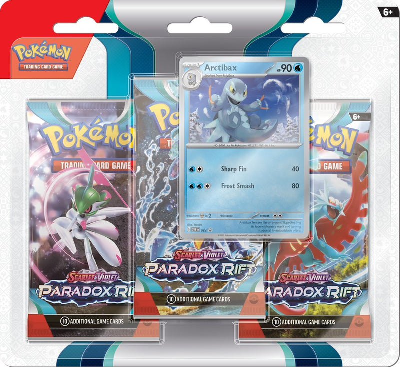 Pokemon TCG: S&V04 Paradox Rift - 3 Pack Blister