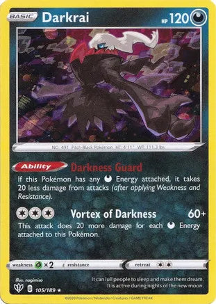 Darkrai (105/189) Cosmos Holo