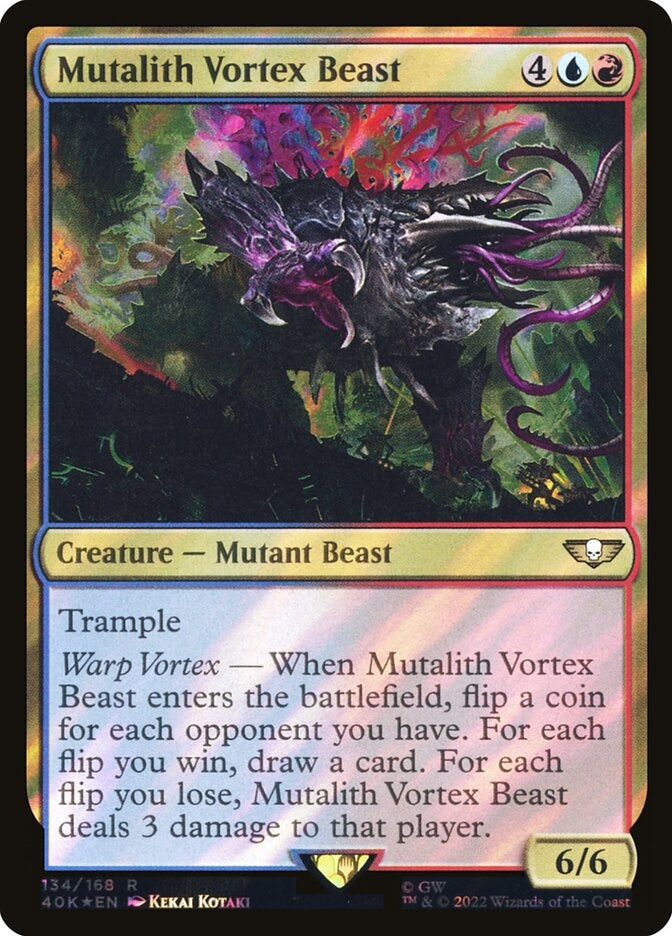 Mutalith Vortex Beast [#134 Surge Foil] (40K-R-FOIL)